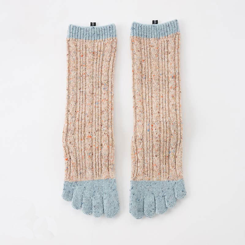 Knitido plus comfortable wool five toe socks designed for ultimate comfort