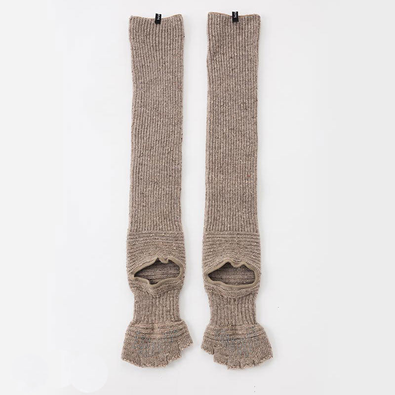 Alpaca Leg Warmers Knitted Leg Warmers for Women Warm Long Wool Socks  Knitted Dance Socks Knitted Wool Leg Warmer Flip Flop Yoga Socks -   Canada