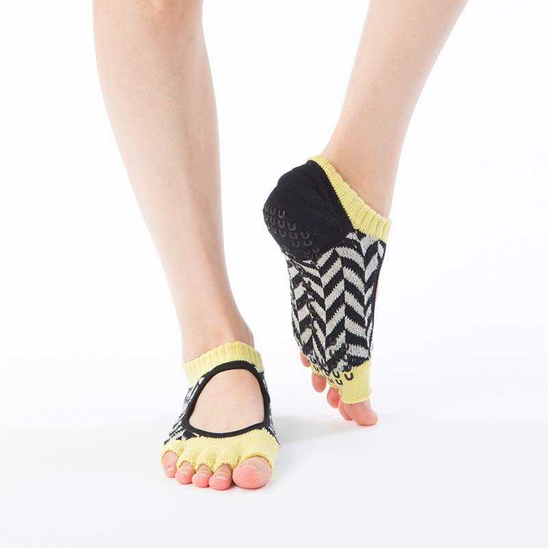 Womens Peep Toe Socks 6 Pairs, Toeless Cotton No Show Socks Non Slip Shoe  Liner