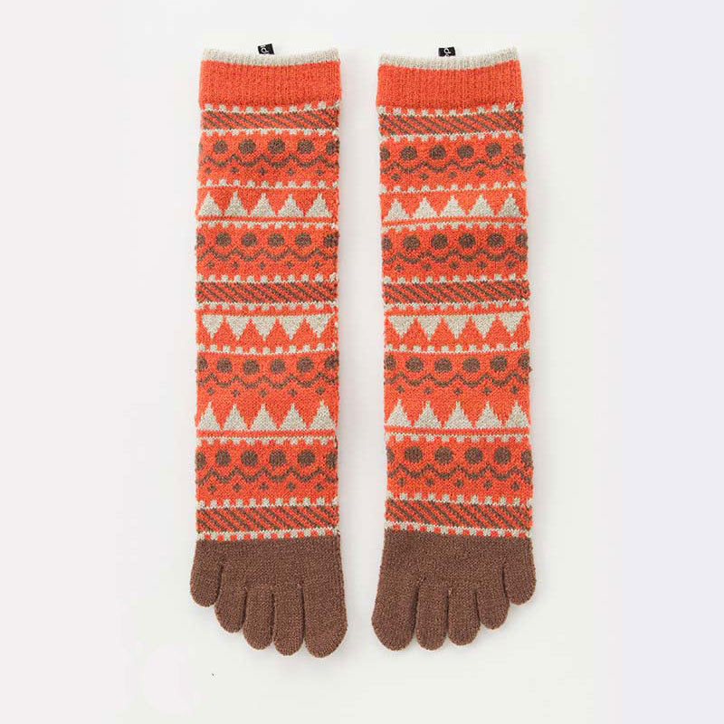 Open toe socks. Hand knit rainbow socks - Shop Vanillamuss Socks - Pinkoi