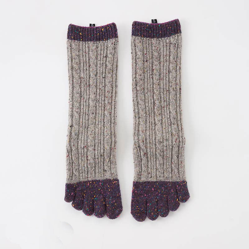 Cozy wool five toe socks perfect for winter warmth